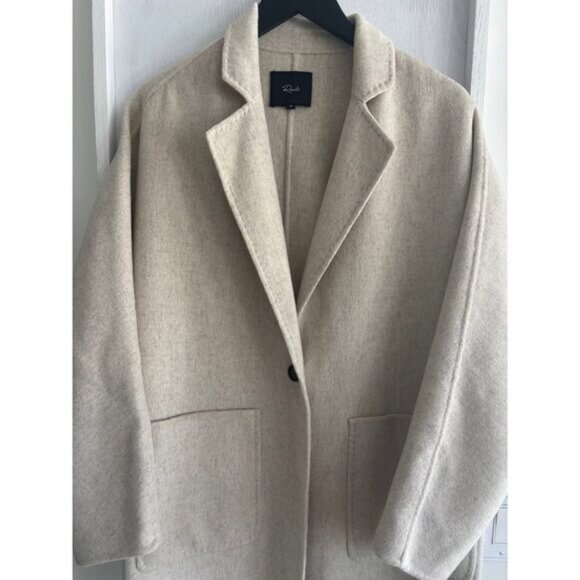 Rails Everest Light Wool Coat in Oatmeal Medium - Picture 3 of 9
